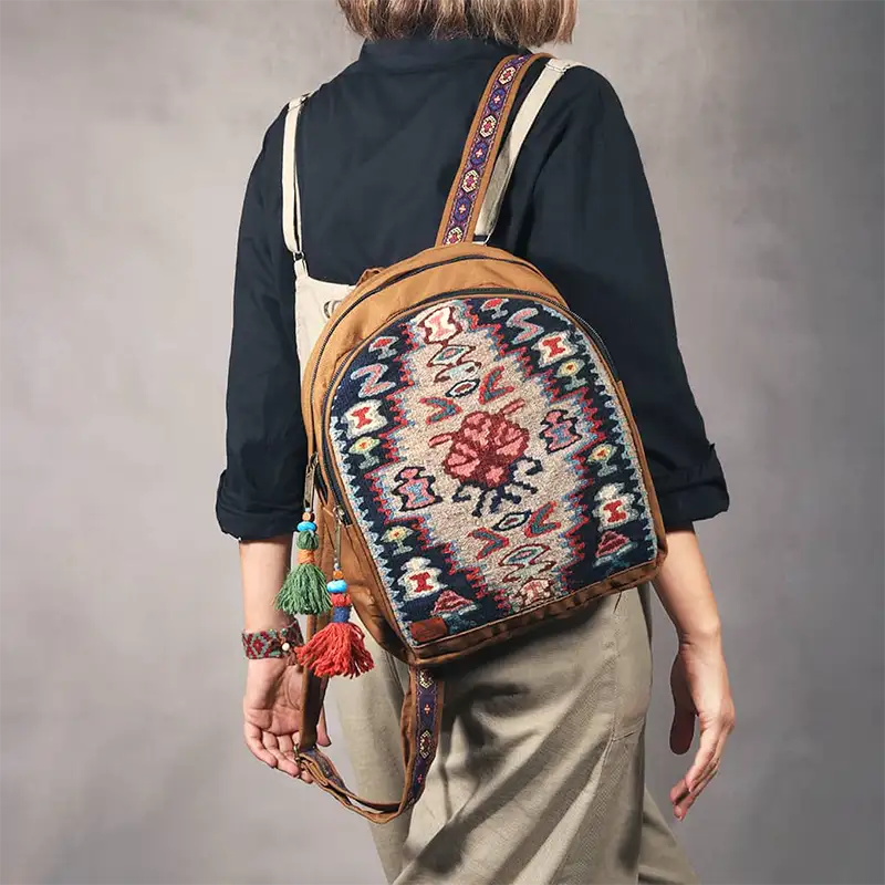 کوله پشتی گلیمی مدل داوین BK11